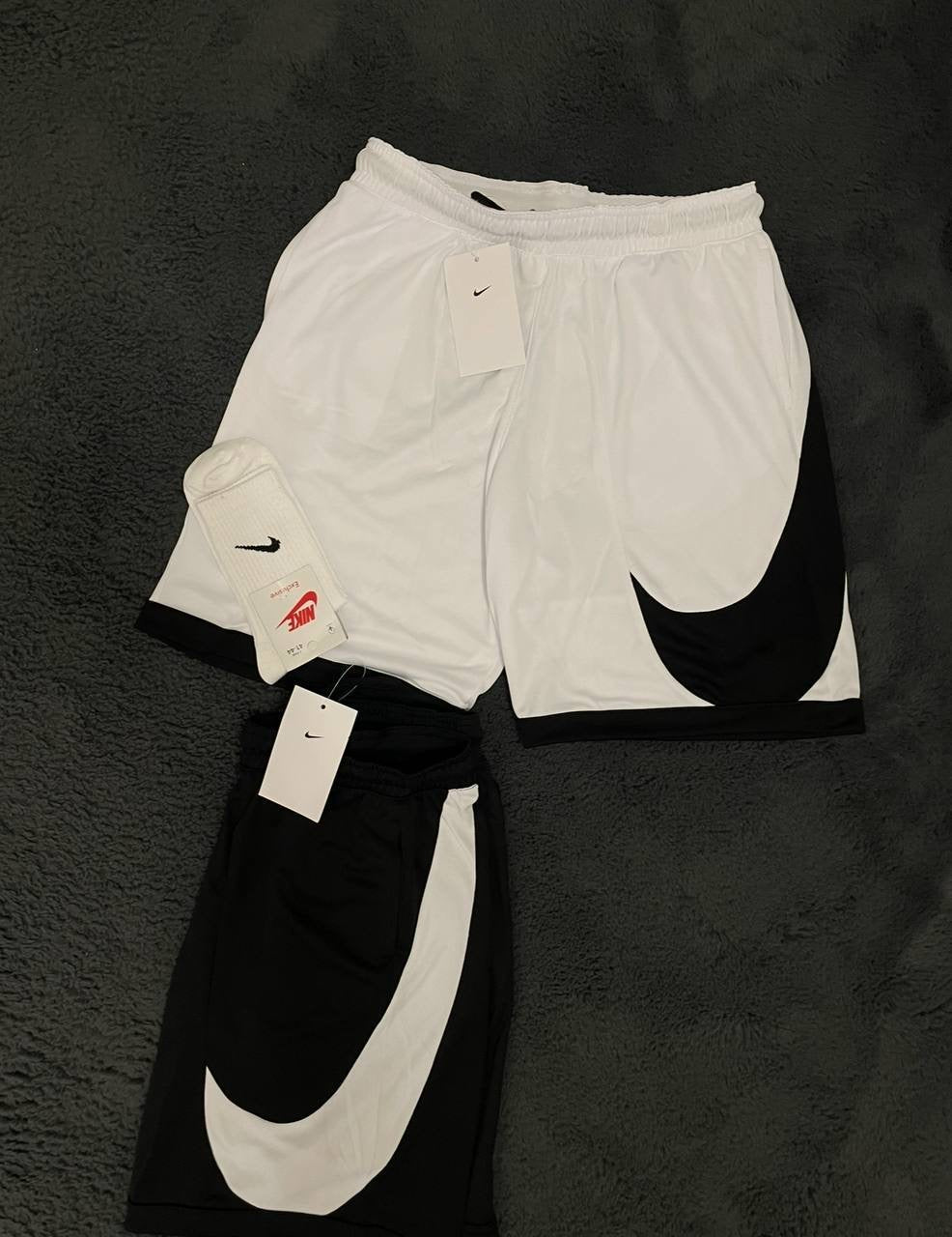 Șorți Nike bandă alba